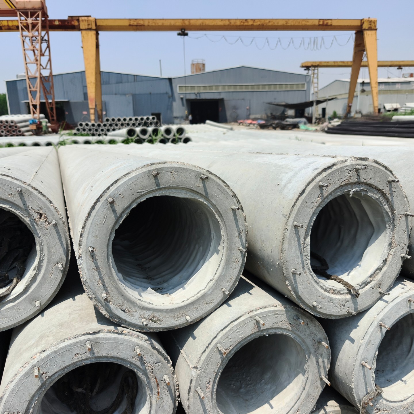 北湖150×10米预应力水泥电线杆